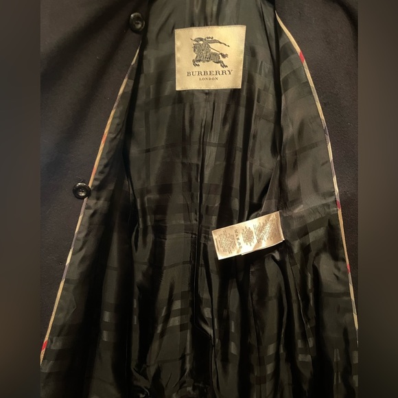 *SOLD* Burberry Wool Coat - Picture 4 of 6